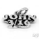 STERLING SILVER  JOHN 3/16 CHARM/PENDANT