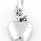 STERLING SILVER APPLE (ONE SIDED)CHARM/PENDANT