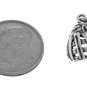STERLING SILVER 3D BASEBALL/ SOFTBALL GLOVE MITT CHARM