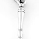 STERLING SILVER 3D JUDICIAL GAVEL CHARM/PENDANT