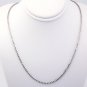 STERLING SILVER 1.5MM ITALIAN MARGHERITA NECKLACE 18"