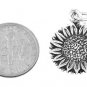 STERLING SILVER SUNFLOWER CHARM/PENDANT