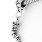 STERLING SILVER DANGLING 3D CATERPILLAR EUROPEAN BEAD