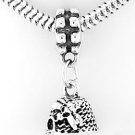 STERLING SILVER 3D DANGLING BEEHIVE EUROPEAN BEAD