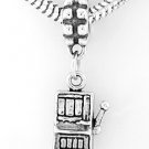STERLING SILVER DANGLING 3D SLOT MACHINE EUROPEAN BEAD