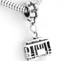 STERLING SILVER DANGLE 3D SAN FRANCISCO CABLE CAR TRAVEL BEAD