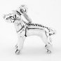 STERLING SILVER RHODESIAN RIDGEBACK RESCUE DOG CHARM