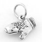 STERLING SILVER WINTER MITTEN GLOVE CHARM/PENDANT