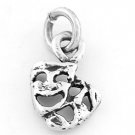 STERLING SILVER 925 COMEDY TRAGEDY MASKS CHARM/PENDANT