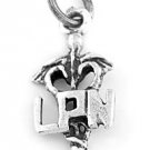 STERLING SILVER 925 LPN NURSE CHARM/PENDANT