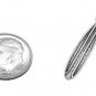 STERLING SILVER SURFER'S SURF BOARD CHARM/PENDANT