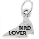 STERLING SILVER 925 BIRD LOVER CHARM/PENDANT