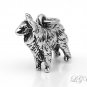 STERLING SILVER 925 COLLIE 3D CHARM/PENDANT