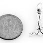 STERLING SILVER HOCKEY GOALIE STICKS AND PUCK CHARM/PENDANT