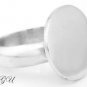 STERLING SILVER ROUND FLAT RING SIZE 9
