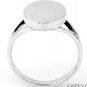 STERLING SILVER OVAL RING SIZE 8