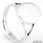 STERLING SILVER OVAL RING SIZE 5
