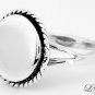 STERLING SILVER CIRCLE ROPED RING SZ 7