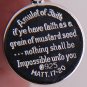 STERLING SILVER DANGLING AMULET OF FAITH MUSTARD SEED BEAD
