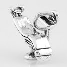 STERLING SILVER DENTAL CHAIR 3D DENTIST CHARM