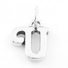 STERLING SILVER FANCY LETTER U CHARM/PENDANT