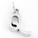 STERLING SILVER FANCY LETTER Q CHARM/PENDANT