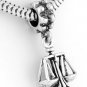 STERLING SILVER SCALES OF JUSTICE /WEIGHT EUROPEAN BEAD