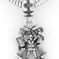 STERLING SILVER DANGLING HERCULES HOLDING PILLARS EUROPEAN BEAD