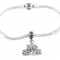 STERLING SILVER DANGLE BIG SISTER EUROPEAN BEAD