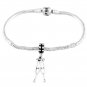 STERLING SILVER DANGLE MEDICAL CRUTCHES EUROPEAN BEAD