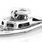 STERLING SILVER BOAT 3D CHARM/PENDANT