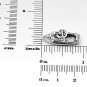 STERLING SILVER BOAT 3D CHARM/PENDANT