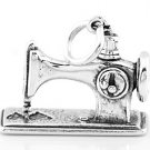 STERLING SILVER SEWING MACHINE CHARM/PENDANT