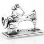 STERLING SILVER SEWING MACHINE CHARM/PENDANT