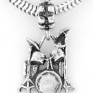 STERLING SILVER DRUM SET EUROPEAN BEAD