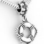 STERLING SILVER LIFE SAVER RING/ PRESERVER EUROPEAN BEAD