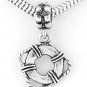 STERLING SILVER LIFE SAVER RING/ PRESERVER EUROPEAN BEAD