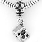 STERLING SILVER DANGLE SLICE OF CHEESE EUROPEAN BEAD