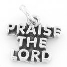 STERLING SILVER PRAISE THE LORD CHARM/PENDANT