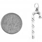 STERLING SILVER CHRISTMAS CANDY CANE CHARM/PENDANT