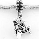 STERLING SILVER DANGLE KAYAKER IN KAYAK EUROPEAN BEAD
