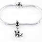 STERLING SILVER DANGLE KAYAKER IN KAYAK EUROPEAN BEAD