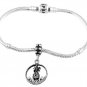 STERLING SILVER DANGLE HAWAII ALOHA PINEAPPLE EUROPEAN BEAD