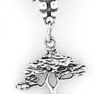 STERLING SILVER DANGLE BONSAI TREE/TREE OF LIFE BEAD EUROPEAN BEAD
