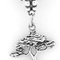 STERLING SILVER DANGLE BONSAI TREE/TREE OF LIFE BEAD EUROPEAN BEAD