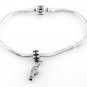 STERLING SILVER DANGLING COACH'S WHISTLE EUROPEAN BEAD