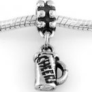 STERLING SILVER DANGLING CHEERS BEER MUG EUROPEAN BEAD