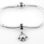 STERLING SILVER DANGLE IRISH CLADDAGH RING EUROPEAN BEAD