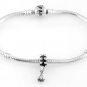 STERLING SILVER DANGLING 3D GARLIC BULB EUROPEAN BEAD