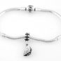 STERLING SILVER DANGLING TACO EUROPEAN BEAD